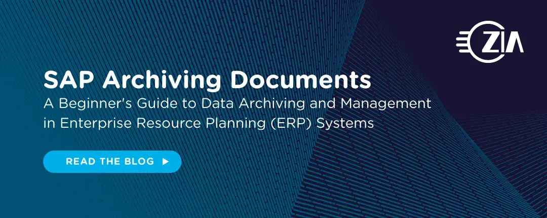 SAP Documents Archiving: A Beginner’s Guide to Data Archiving and Management in Enterprise Resource Planning (ERP) Systems