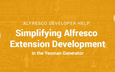 Alfresco Developer Help: Simplifying Alfresco Extension Development