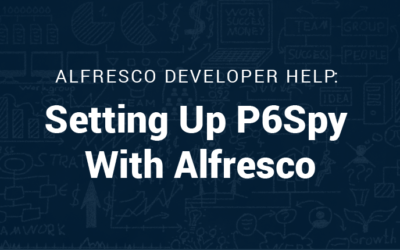 Setting Up P6Spy With Alfresco