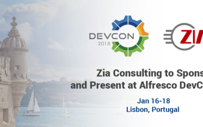 Zia Consulting to Sponsor and Present at Alfresco DevCon 2018