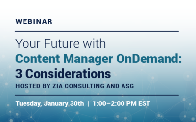 Webinar—Your Future with CMOD: Three Considerations