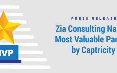 Zia Consulting Named Most Valuable Partner by Captricity