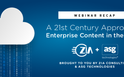 Webinar Recap: Enterprise Content In the Cloud With ASG