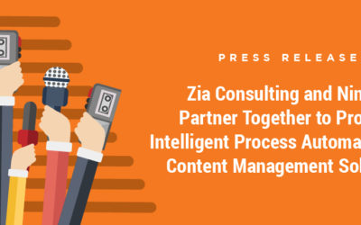 Zia and Nintex Announce Partnership