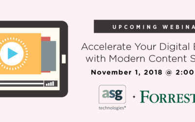 Upcoming Webinar on Modern Content Services