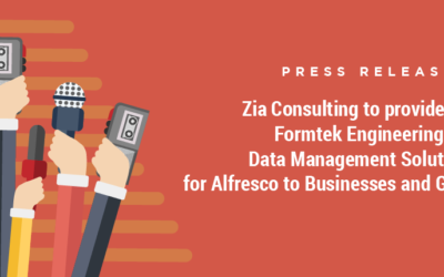 Zia Consulting to Provide the Formtek Engineering Data Management Solution for Alfresco