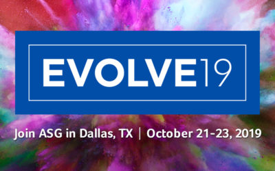 The Top Five Reasons to Join Zia Consulting at ASG Technologies’ EVOLVE19 Conference