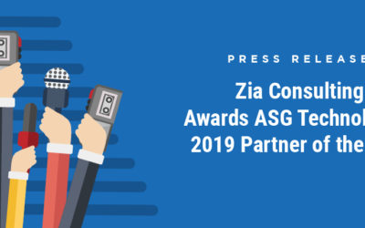 Zia Consulting Awards ASG Technologies 2019 Partner of the Year