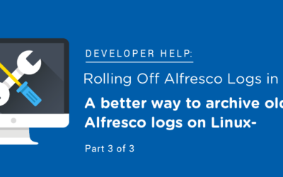 Rolling Off Alfresco Logs in Linux