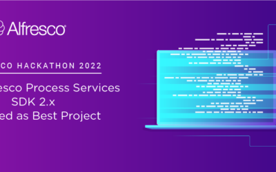 Zia’s Alfresco Process Services SDK 2.x Awarded as Best Project at Alfresco Hackathon 2022