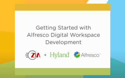 Getting Started with Alfresco Digital Workspace Development