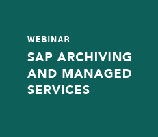 Webinar: SAP Archiving and Managed Services